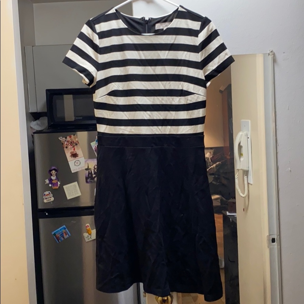 Black and white Loft Dress